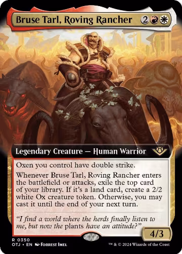 Bruse Tarl, Roving Rancher (Extended Art) (350), Outlaws of Thunder Junction — Magic card price