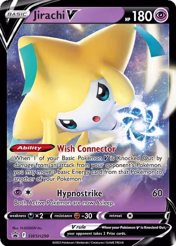 Jirachi V - 299 (SWSH299), Sword & Shield Promo Cards — Pokémon card price