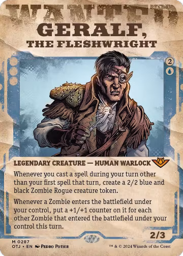 Geralf, the Fleshwright (Showcase) (287), Outlaws of Thunder Junction — Magic card price