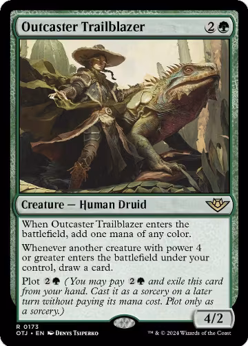 Outcaster Trailblazer (173), Outlaws of Thunder Junction — Magic card price