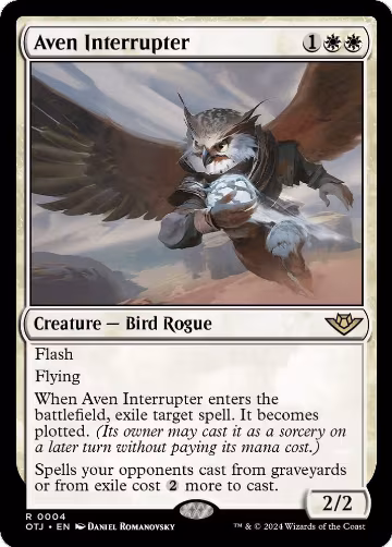 Aven Interrupter (4), Outlaws of Thunder Junction — Magic card price