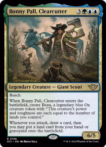 Bonny Pall, Clearcutter (196), Outlaws of Thunder Junction — Magic card price