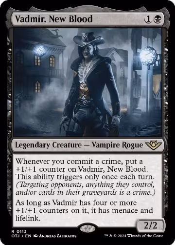 Vadmir, New Blood (113), Outlaws of Thunder Junction — Magic card price