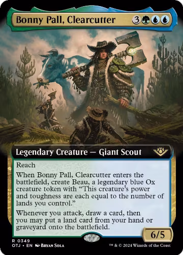 Bonny Pall, Clearcutter (Extended Art) (349), Outlaws of Thunder Junction — Magic card price