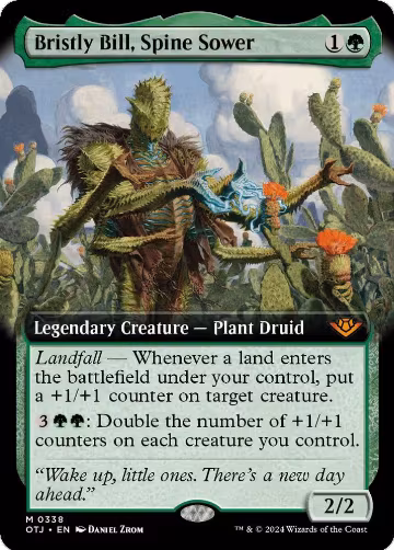 Bristly Bill, Spine Sower (Extended Art) (338) — card price