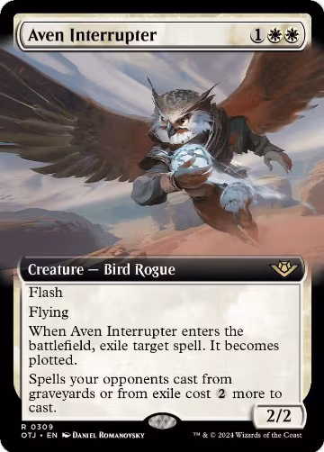 Aven Interrupter (Extended Art) (309), Outlaws of Thunder Junction — Magic card price
