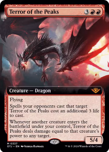Terror of the Peaks (Extended Art) (337) — card price