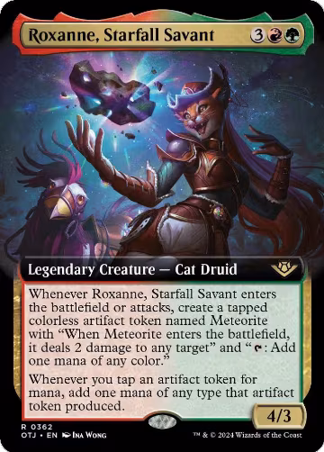 Roxanne, Starfall Savant (Extended Art) (362), Outlaws of Thunder Junction — Magic card price