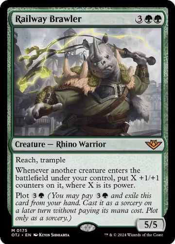 Railway Brawler (175), Outlaws of Thunder Junction — Magic card price