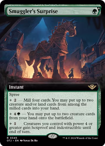 Smuggler's Surprise (Extended Art) (345), Outlaws of Thunder Junction — Magic card price