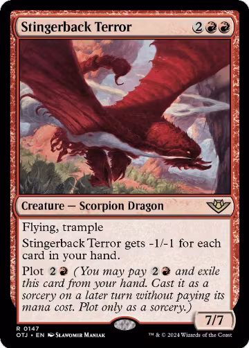 Stingerback Terror (147), Outlaws of Thunder Junction — Magic card price