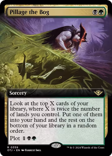Pillage the Bog (Extended Art) (359), Outlaws of Thunder Junction — Magic card price
