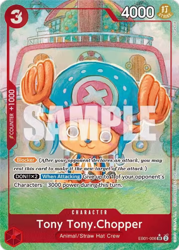 Tony Tony.Chopper (Alternate Art) (EB01-006) — card price