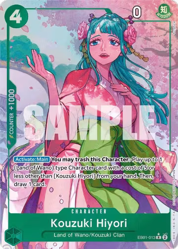 Kouzuki Hiyori (Alternate Art) (EB01-013), Extra Booster: Memorial Collection — One Piece card price