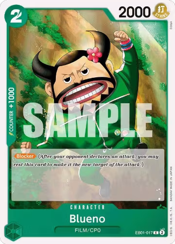 Blueno (017) (EB01-017), Extra Booster: Memorial Collection — One Piece card price