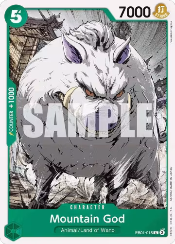 Mountain God (EB01-018), Extra Booster: Memorial Collection — One Piece card price