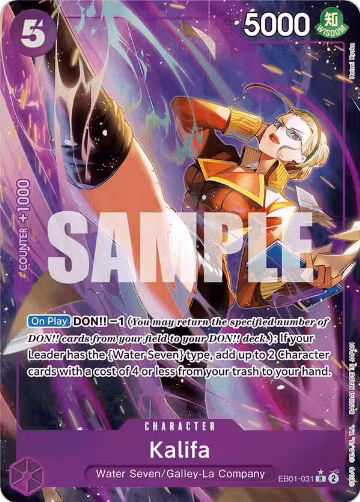 Kalifa (Alternate Art) (EB01-031), Extra Booster: Memorial Collection — One Piece card price