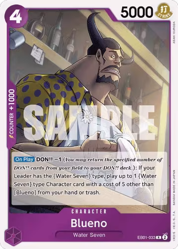 Blueno (033) (EB01-033), Extra Booster: Memorial Collection — One Piece card price
