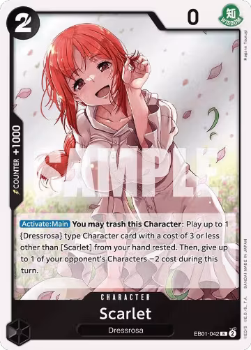 Scarlet (EB01-042), Extra Booster: Memorial Collection — One Piece card price