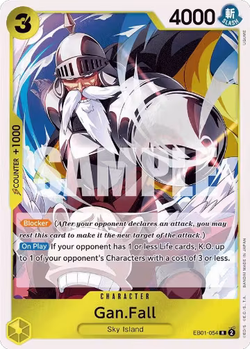 Gan.Fall (EB01-054), Extra Booster: Memorial Collection — One Piece card price