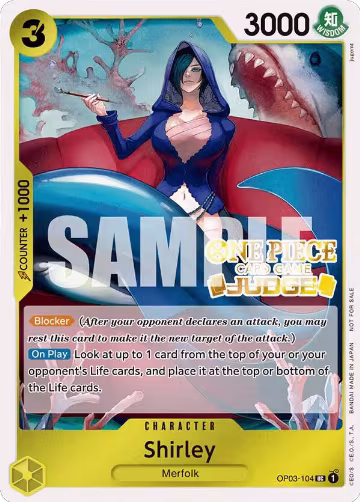 Shirley (Judge Pack Vol. 3) (OP03-104), One Piece Promotion Cards — One Piece card price