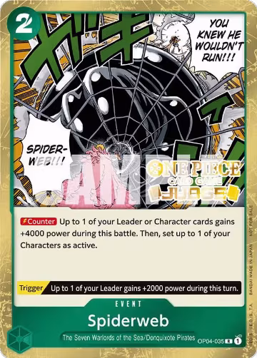 Spiderweb (Judge Pack Vol. 3) (OP04-035), One Piece Promotion Cards — One Piece card price