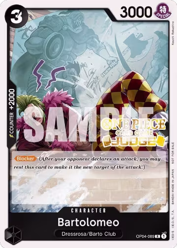 Bartolomeo (Judge Pack Vol. 3) (OP04-089), One Piece Promotion Cards — One Piece card price