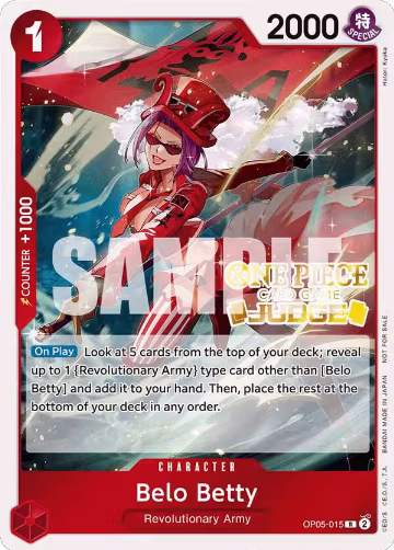 Belo Betty (Judge Pack Vol. 3) (OP05-015), One Piece Promotion Cards — One Piece card price