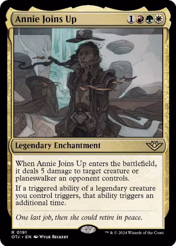 Annie Joins Up (191), Outlaws of Thunder Junction — Magic card price