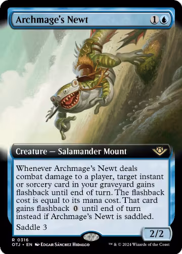 Archmage's Newt (Extended Art) (316), Outlaws of Thunder Junction — Magic card price