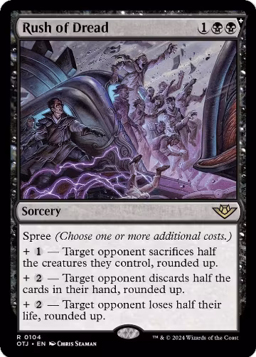 Rush of Dread (104), Outlaws of Thunder Junction — Magic card price