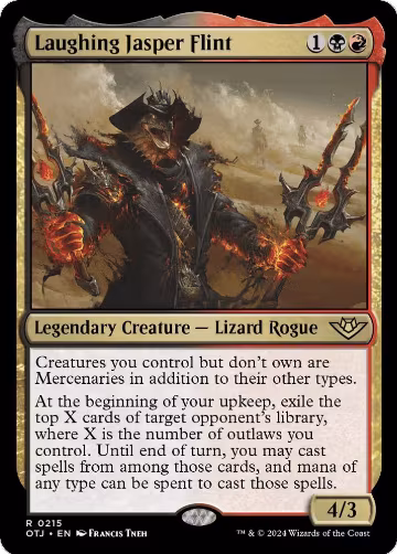 Laughing Jasper Flint (215), Outlaws of Thunder Junction — Magic card price