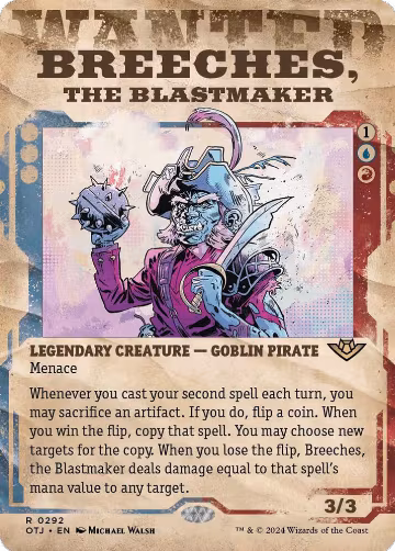 Breeches, the Blastmaker (Showcase) (292), Outlaws of Thunder Junction — Magic card price