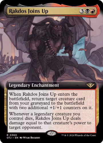 Rakdos Joins Up (Extended Art) (360), Outlaws of Thunder Junction — Magic card price