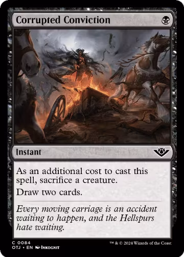 Corrupted Conviction (84), Outlaws of Thunder Junction — Magic card price