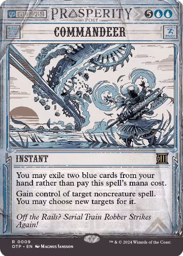 Commandeer (9), Outlaws of Thunder Junction: Breaking News — Magic card price