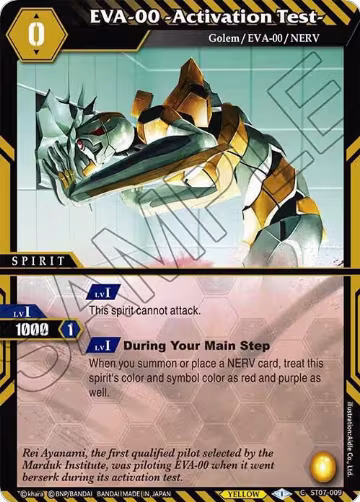 EVA-00 -Activation Test- (ST07-009), Starter Deck 07: Destined Assault — Battle Spirits card price