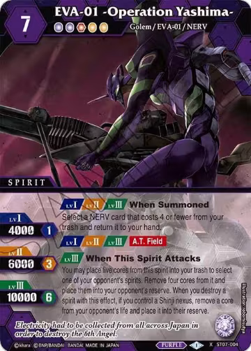 EVA-01 -Operation Yashima- (ST07-004), Starter Deck 07: Destined Assault — Battle Spirits card price