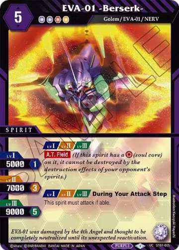 EVA-01 -Berserk- (ST07-005), Starter Deck 07: Destined Assault — Battle Spirits card price