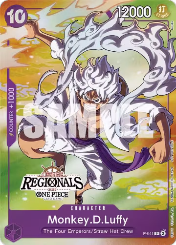 Monkey.D.Luffy (041) (Offline Regional 2024 Vol. 2) [Participant] (P-041), One Piece Promotion Cards — One Piece card price