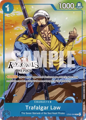 Trafalgar Law (Offline Regional 2024 Vol. 2) [Participant] (ST03-008), One Piece Promotion Cards — One Piece card price