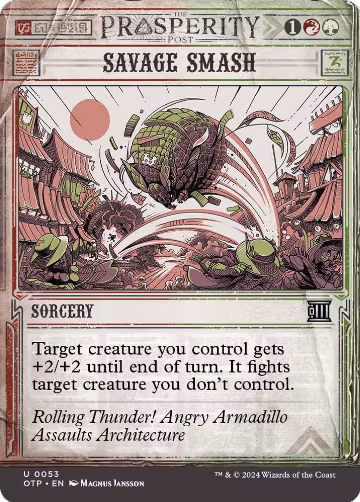 Savage Smash (53), Outlaws of Thunder Junction: Breaking News — Magic card price