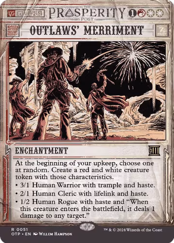 Outlaws' Merriment (51), Outlaws of Thunder Junction: Breaking News — Magic card price