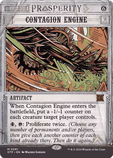 Contagion Engine (61), Outlaws of Thunder Junction: Breaking News — Magic card price