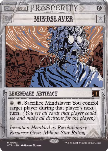 Mindslaver (63), Outlaws of Thunder Junction: Breaking News — Magic card price