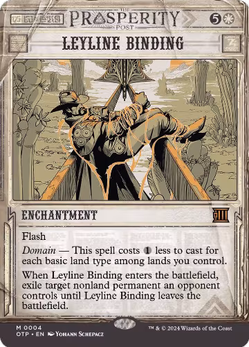 Leyline Binding (4), Outlaws of Thunder Junction: Breaking News — Magic card price