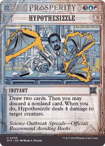 Hypothesizzle (48), Outlaws of Thunder Junction: Breaking News — Magic card price