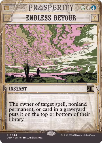 Endless Detour (44), Outlaws of Thunder Junction: Breaking News — Magic card price