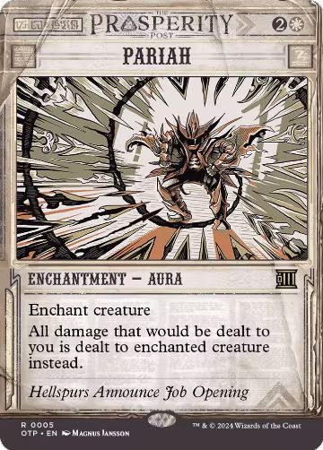 Pariah (5), Outlaws of Thunder Junction: Breaking News — Magic card price