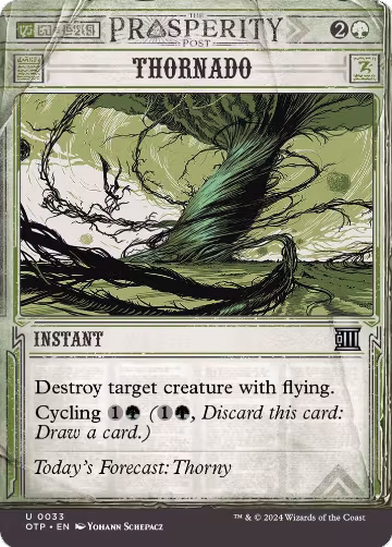Thornado (33), Outlaws of Thunder Junction: Breaking News — Magic card price